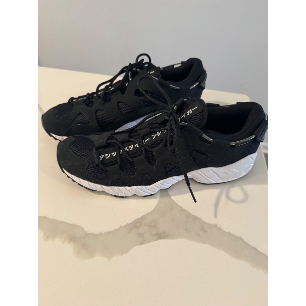 ASICS Tiger Gelsaga Black White Mesh Lace Up Sneakers Shoes Men's US 9 EUR 42.5‎